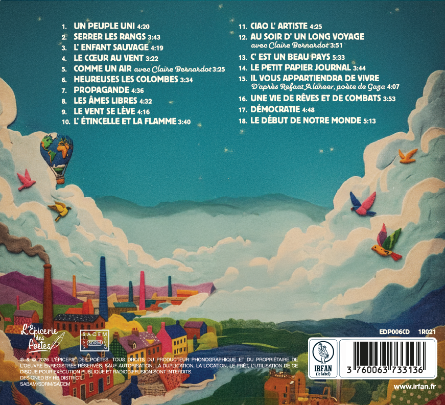 1. Le Coeur au vent (CD - nouvel album) – Image 2